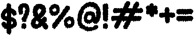 Melting Regular otf (400) Font OTHER CHARS
