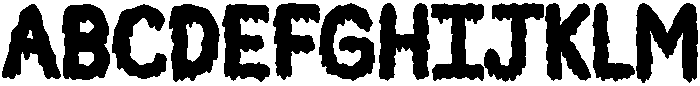 Melting Regular otf (400) Font UPPERCASE