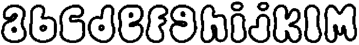 Meltipop Outline otf (400) FONT