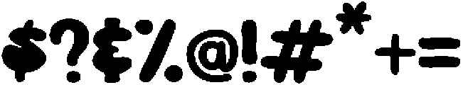 Meltipop Retro otf (400) Font OTHER CHARS