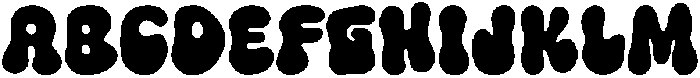 Meltipop Retro otf (400) Font UPPERCASE