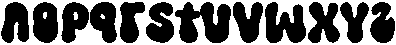 Meltipop Retro otf (400) Font LOWERCASE