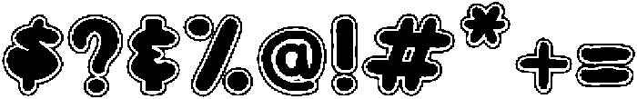 Meltipop Varsity otf (400) Font OTHER CHARS