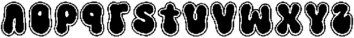 Meltipop Varsity otf (400) Font LOWERCASE