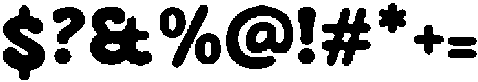 Melto Candy Regular otf (400) Font OTHER CHARS