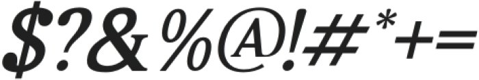 Melton Bronze Timeless Italic otf (400) Font OTHER CHARS