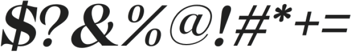 Melville Text Medium Italic otf (500) Font OTHER CHARS