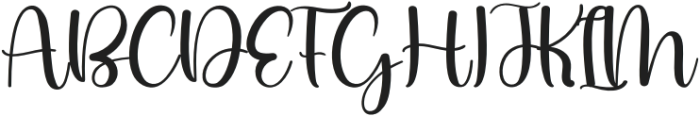 Memorial Regular otf (400) Font UPPERCASE