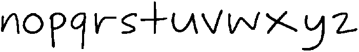 Memorika Regular otf (400) Font LOWERCASE
