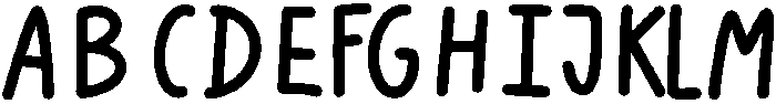 Memory Regular otf (400) Font UPPERCASE