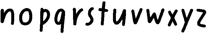 Memory Regular otf (400) Font LOWERCASE