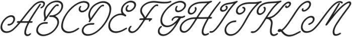 Memotic Historical Italic otf (400) Font UPPERCASE