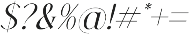 Menasha Brown Italic otf (400) Font OTHER CHARS