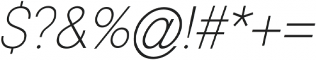 Menato Italic otf (400) Font OTHER CHARS