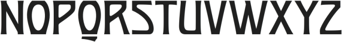 Mendelson Regular otf (400) Font UPPERCASE