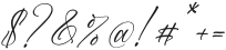 Mendikari Italic otf (400) Font OTHER CHARS