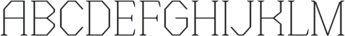 Menenga Thin otf (100) Font