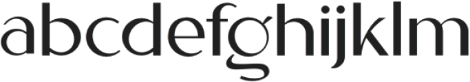 Menggala Regular otf (400) Font LOWERCASE