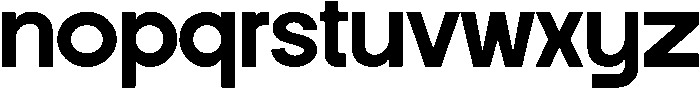 Menor Regular otf (400) Font LOWERCASE