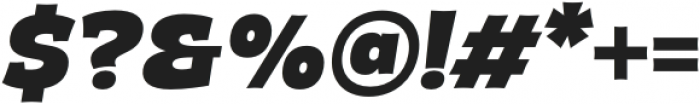 Mensch Serif Black Italic otf (900) Font OTHER CHARS