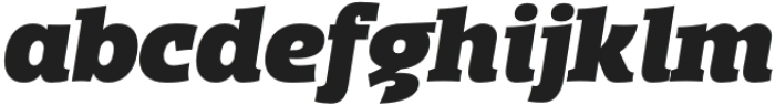 Mensch Serif Black Italic otf (900) Font LOWERCASE