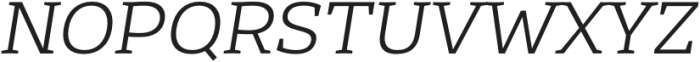 Mensch Serif Light Italic otf (300) Font UPPERCASE