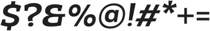 Mensch Serif Semi Bold Italic otf (600) Font OTHER CHARS
