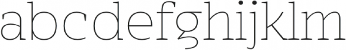 Mensch Serif Thin otf (100) Font LOWERCASE