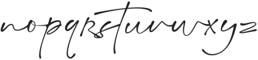 MentalistSignature otf (400) Font LOWERCASE