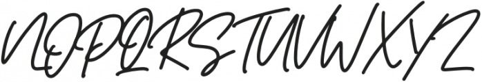 Menthol Signature otf (400) Font UPPERCASE