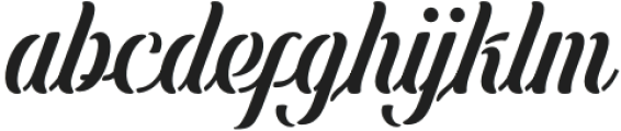 Menthox Regular otf (400) Font LOWERCASE