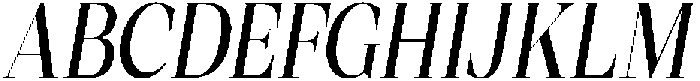 Mentoz Light Italic otf (300) Font UPPERCASE