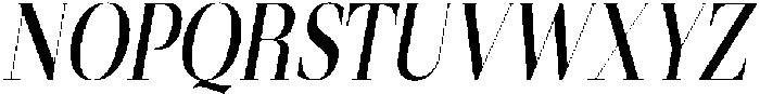 Mentoz Light Italic otf (300) Font UPPERCASE