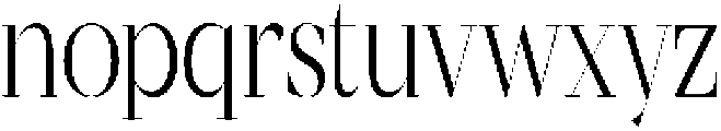 Mentoz Thin otf (100) Font LOWERCASE