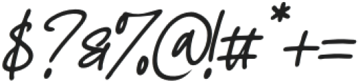 Menttally Weignota Italic otf (400) Font OTHER CHARS