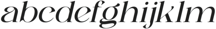 Menyala Italic otf (400) Font LOWERCASE