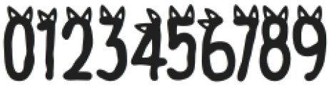 Meow Zilla Cat 3 otf (400) Font OTHER CHARS