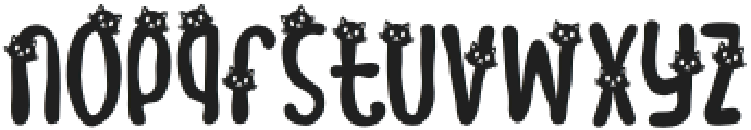 Meow Zilla Cat 4 otf (400) Font LOWERCASE