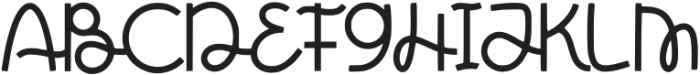 Meowie Regular otf (400) Font UPPERCASE