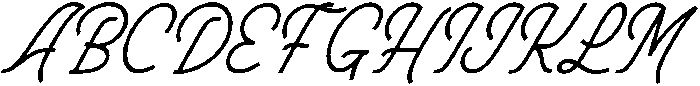 Meptora Italic otf (400) Font UPPERCASE