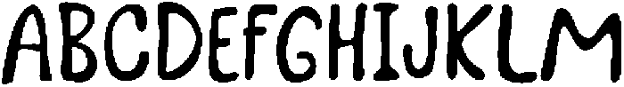 Meramo Regular otf (400) Font UPPERCASE
