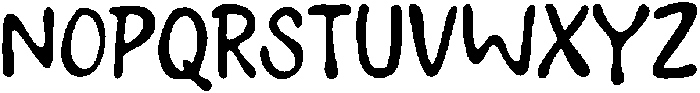 Meramo Regular otf (400) Font UPPERCASE