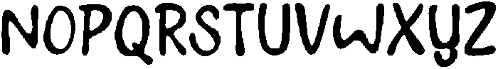 Meramo Regular otf (400) Font LOWERCASE