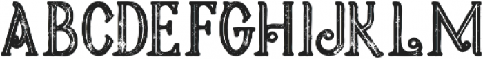 Meravin Bold Inline Grunge otf (700) Font LOWERCASE