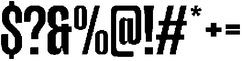 Merca Semi Bold otf (600) Font OTHER CHARS
