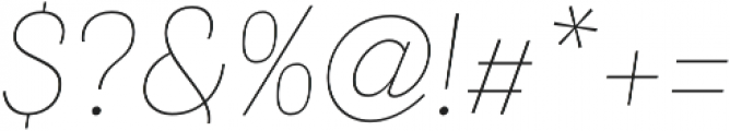 Merced Light Italic otf (300) Font OTHER CHARS