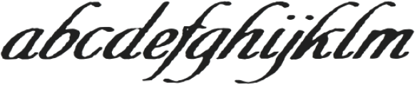 Merchande Print Script Regular otf (400) Font LOWERCASE