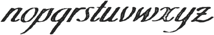 Merchande Print Script Rough otf (400) Font LOWERCASE