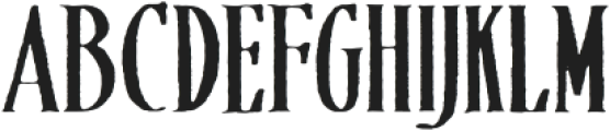 Merchande Print Serif Regular otf (400) Font UPPERCASE