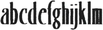 Merchande Print Serif Regular otf (400) Font LOWERCASE